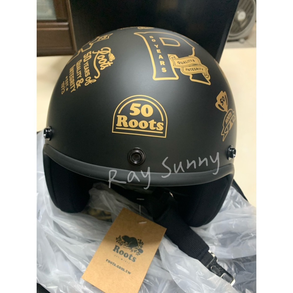 RS代購 Roots全新正品優惠 Roots配件-50週年 滿版安全帽 滿額贈購物袋-細節圖5