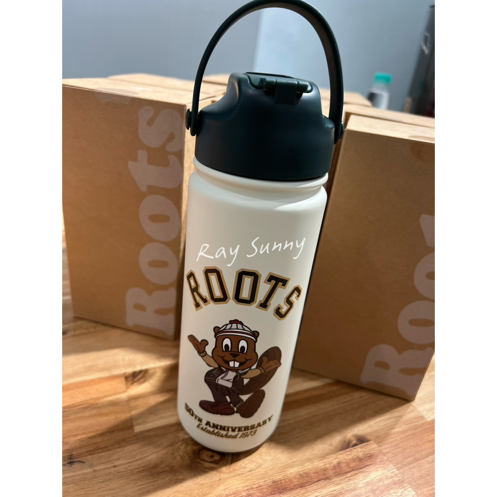 RS代購 Roots專櫃全新正品優惠Roots配件-周年慶活動 海狸寶寶保溫杯 滿額贈送袋子-細節圖3