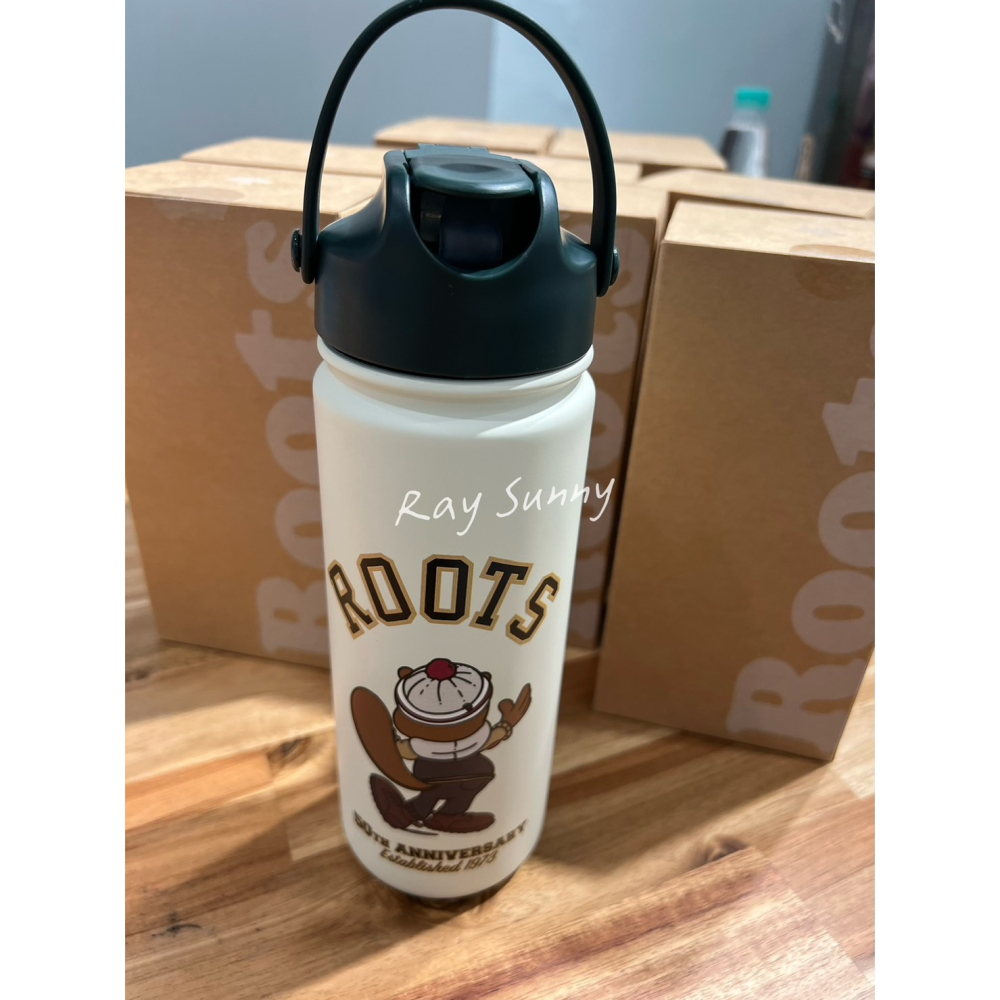 RS代購 Roots專櫃全新正品優惠Roots配件-周年慶活動 海狸寶寶保溫杯 滿額贈送袋子-細節圖4