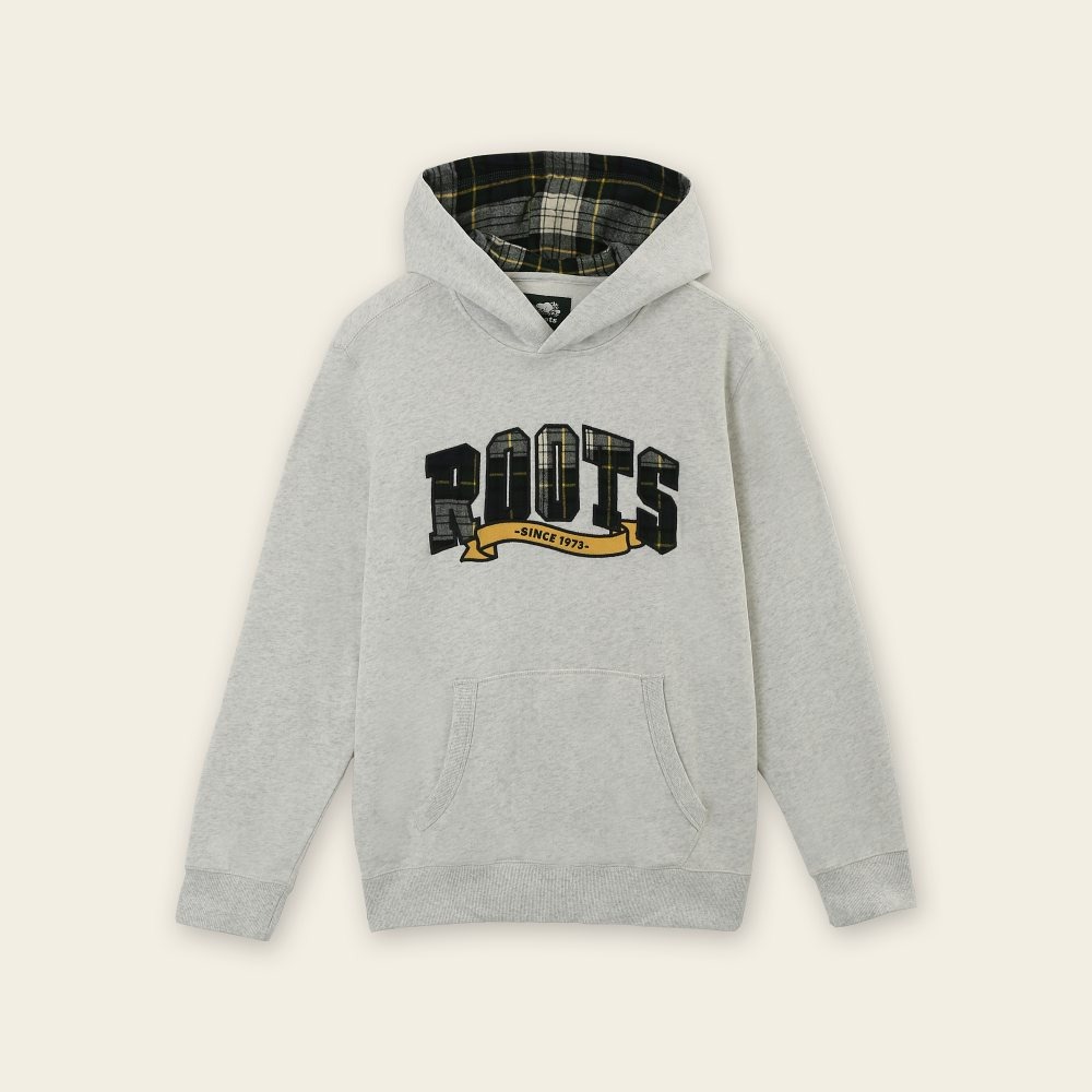 RS代購 Roots全新正品優惠 Roots男裝-經典小木屋系列 刺繡貼布連帽上衣 滿額即贈購物袋-細節圖5