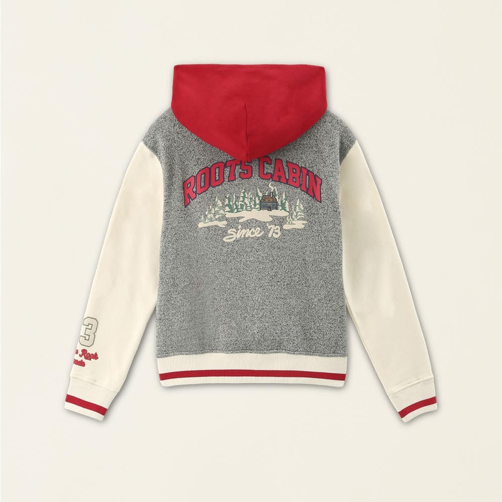 RS代購 Roots全新正品優惠 Roots女裝-經典小木屋系列 大R連帽棒球外套 滿額即贈購物袋-細節圖7