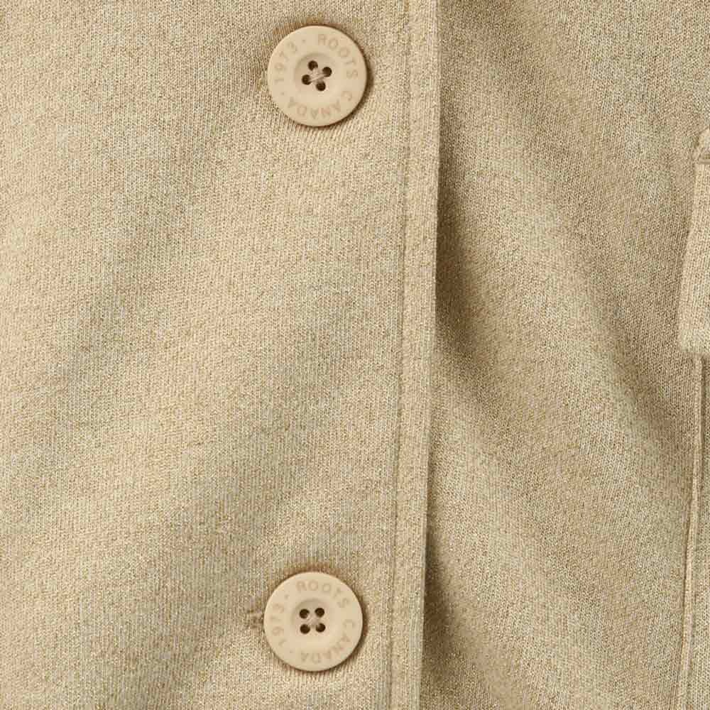 RS代購 Roots全新正品優惠 Roots女裝-#Roots50系列 璀璨金開襟外套 滿額即贈購物袋-細節圖8