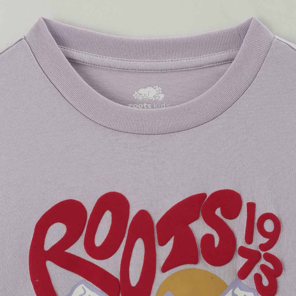 RS代購 Roots全新正品優惠 Roots童裝-經典小木屋系列 心型文字風景長袖T恤 滿額即贈購物袋-細節圖6