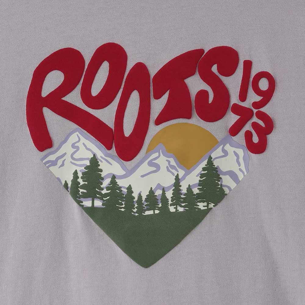 RS代購 Roots全新正品優惠 Roots童裝-經典小木屋系列 心型文字風景長袖T恤 滿額即贈購物袋-細節圖7