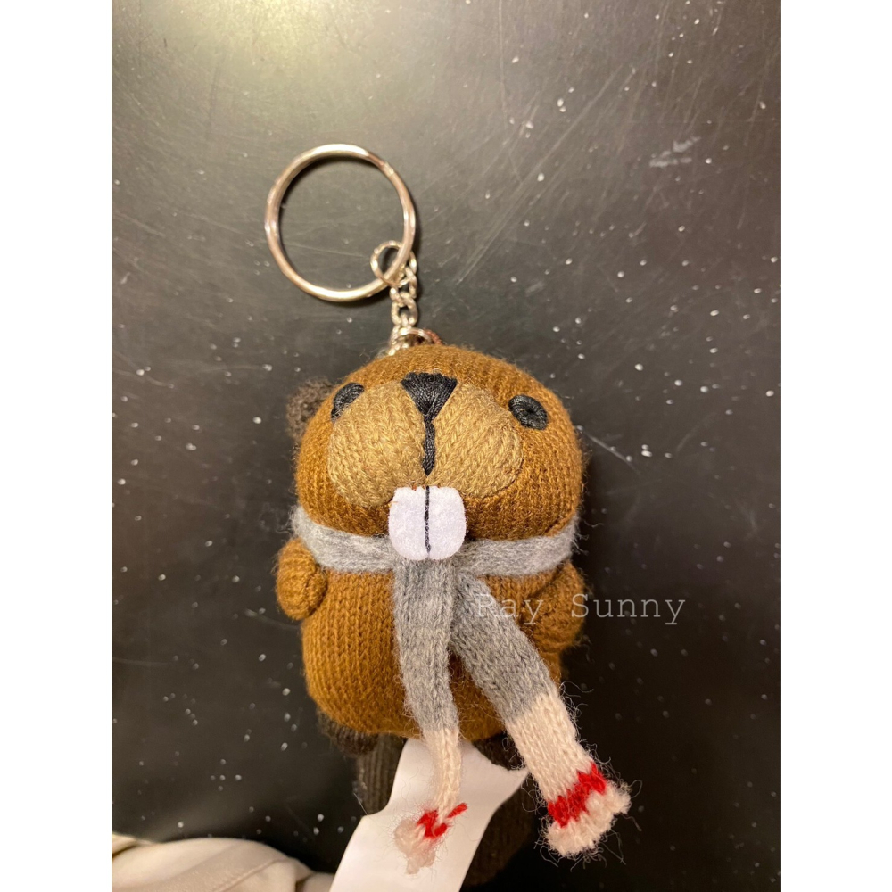 RS代購 Roots全新正品優惠 Roots配件-ROOTS Q版 造型毛絨吊飾 滿額贈品牌購物袋-細節圖2