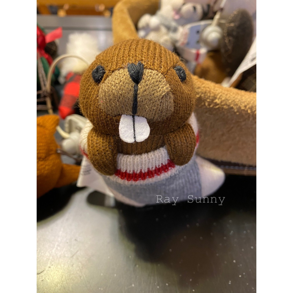 RS代購 Roots全新正品優惠 Roots配件-ROOTS Q版 造型毛絨吊飾 滿額贈品牌購物袋-細節圖5