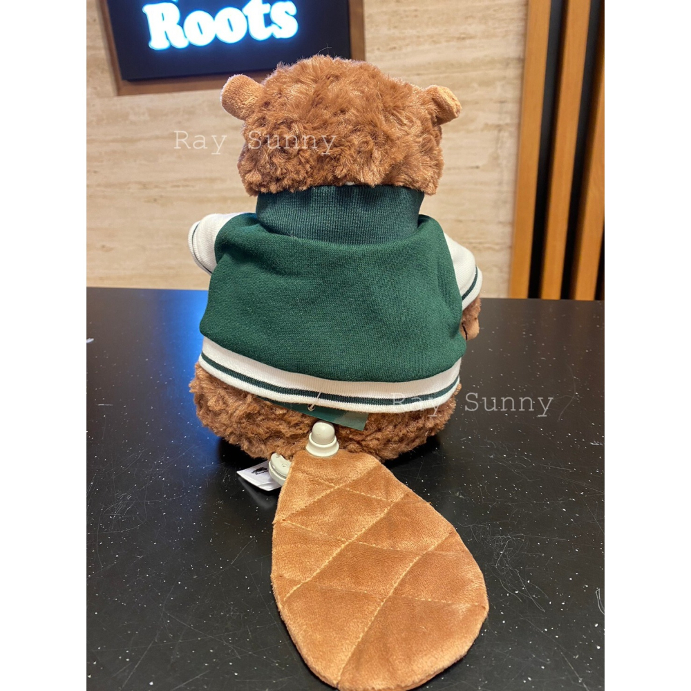 RS代購 Roots全新正品優惠 Roots配件-棒球外套海狸玩偶 滿額贈品牌購物袋-細節圖2