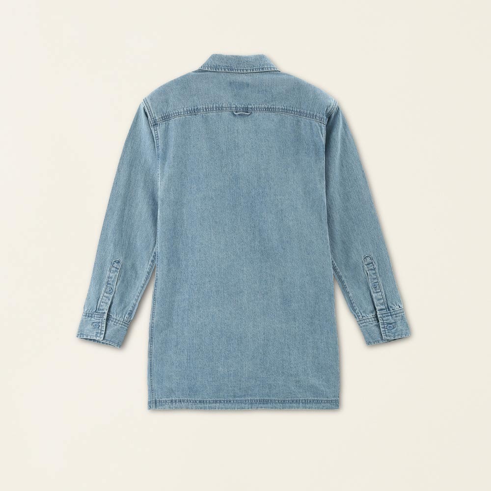 RS代購 Roots專櫃全新正品優 Roots女裝- 雪爾帕內裡單寧外套 滿額贈送袋子-細節圖4