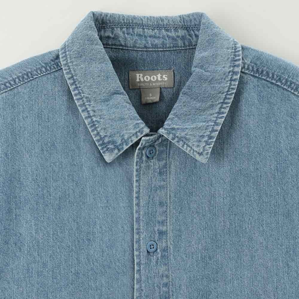 RS代購 Roots專櫃全新正品優 Roots女裝- 雪爾帕內裡單寧外套 滿額贈送袋子-細節圖5