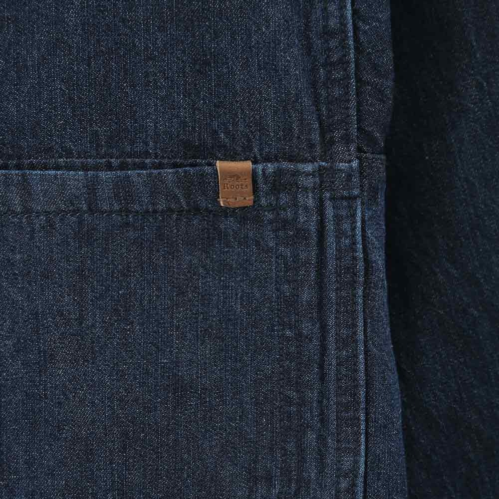 RS代購 Roots專櫃全新正品優 Roots女裝- 雪爾帕內裡單寧外套 滿額贈送袋子-細節圖10