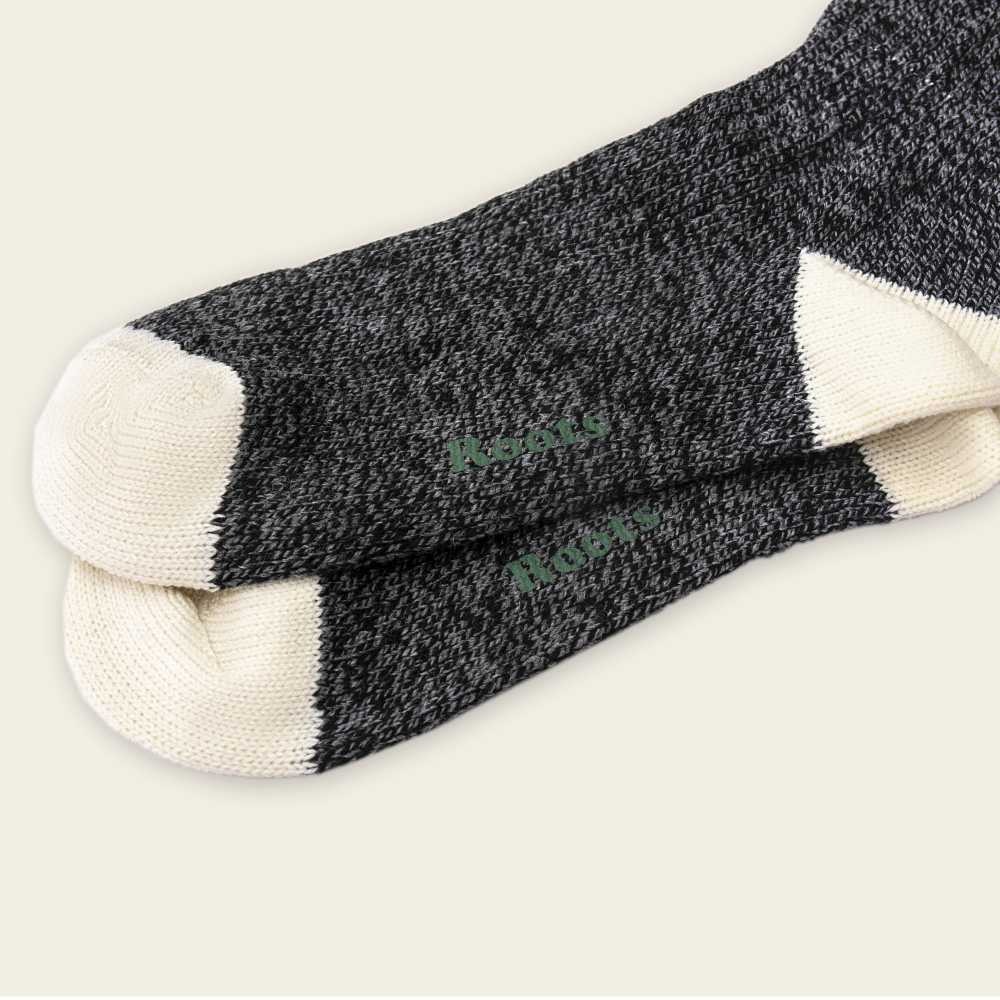 RS代購 Roots專櫃全新正品優惠Roots配件-經典小木屋系列 經典元素舒適長襪 滿額贈送袋子-細節圖3