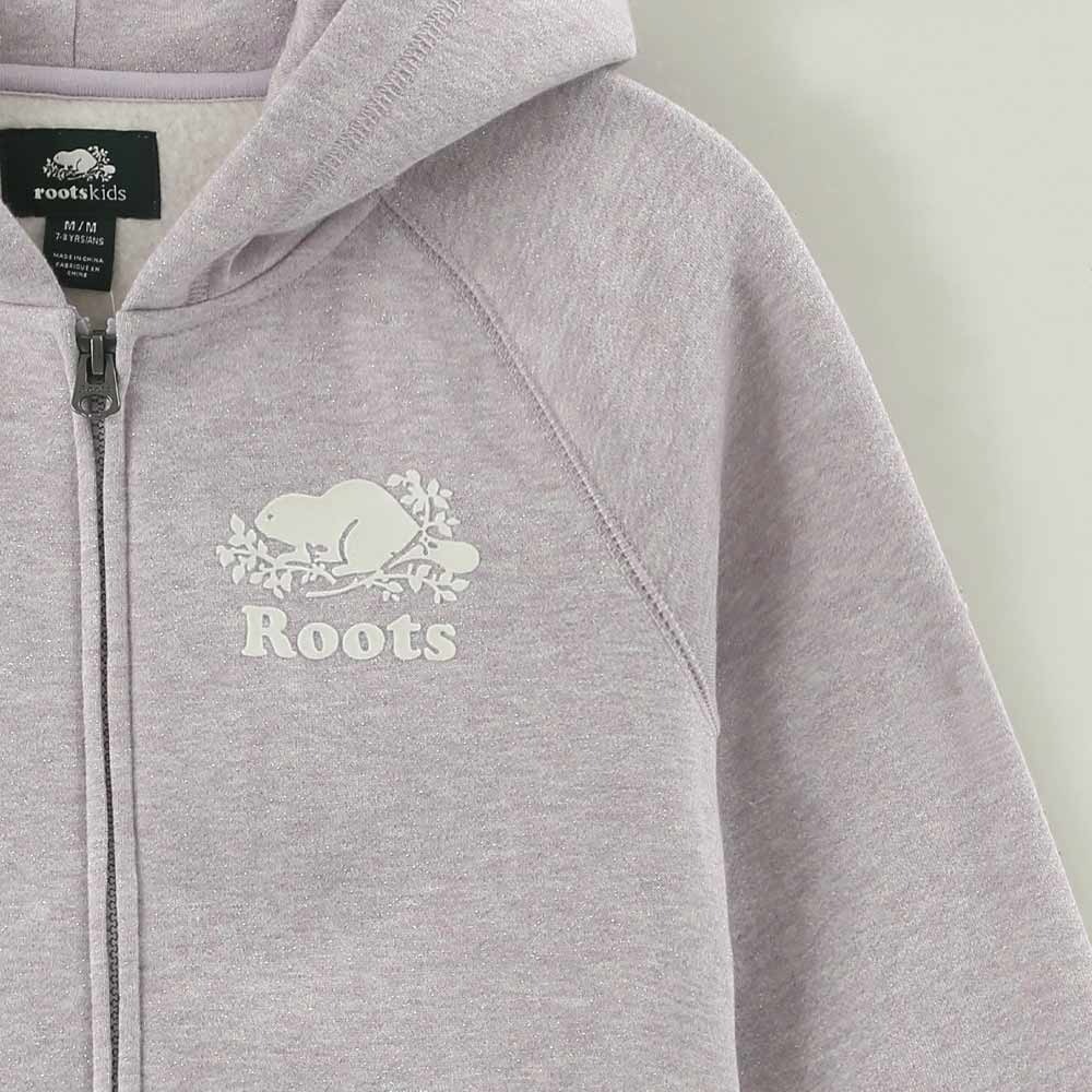 RS代購 Roots全新正品優惠 Roots童裝-金蔥海狸系列 經典海狸連帽外套 滿額贈購物袋-細節圖5