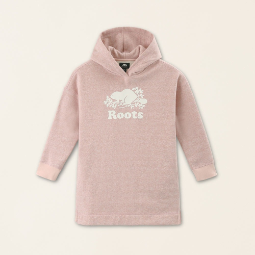 RS代購 Roots全新正品優惠 Roots大童-金蔥海狸系列 經典海狸連帽洋裝 滿額贈購物袋