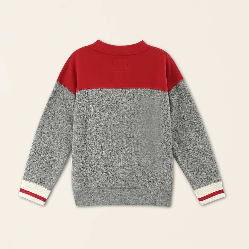 RS代購 Roots全新正品優惠 Roots童裝-經典小木屋系列 經典LOGO大學T 滿額贈購物袋-細節圖4