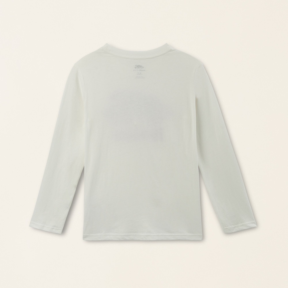 RS代購 Roots全新正品優惠 Roots大童-金蔥海狸系列 漸層海狸有機棉長袖T恤 滿額贈購物袋-細節圖6