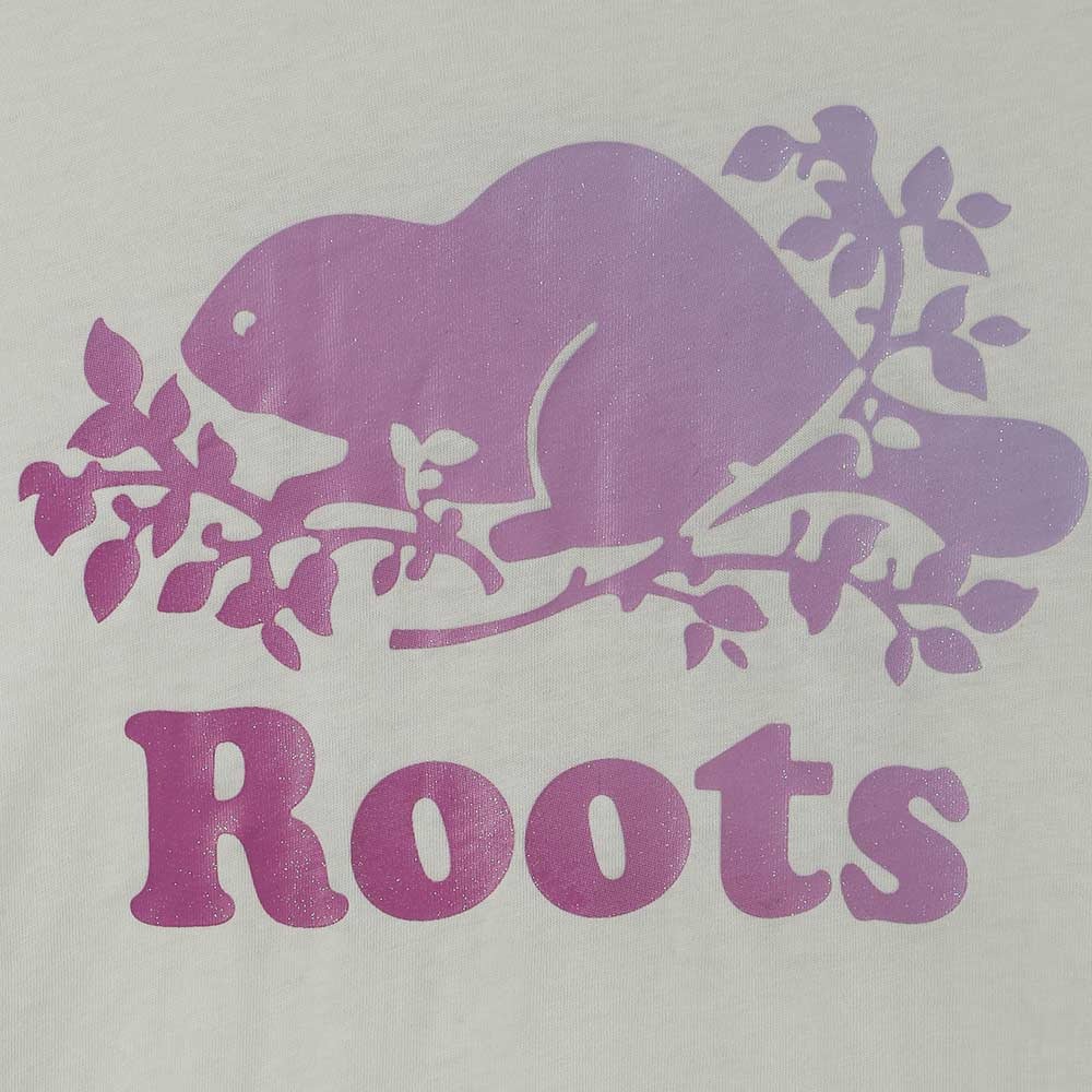RS代購 Roots全新正品優惠 Roots大童-金蔥海狸系列 漸層海狸有機棉長袖T恤 滿額贈購物袋-細節圖8