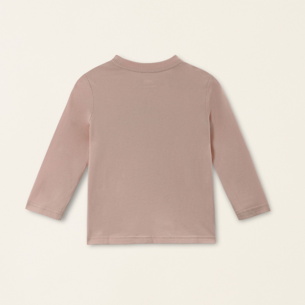 RS代購 Roots全新正品優惠 Roots小童-金蔥海狸系列 漸層海狸有機棉長袖T恤 滿額贈購物袋-細節圖2