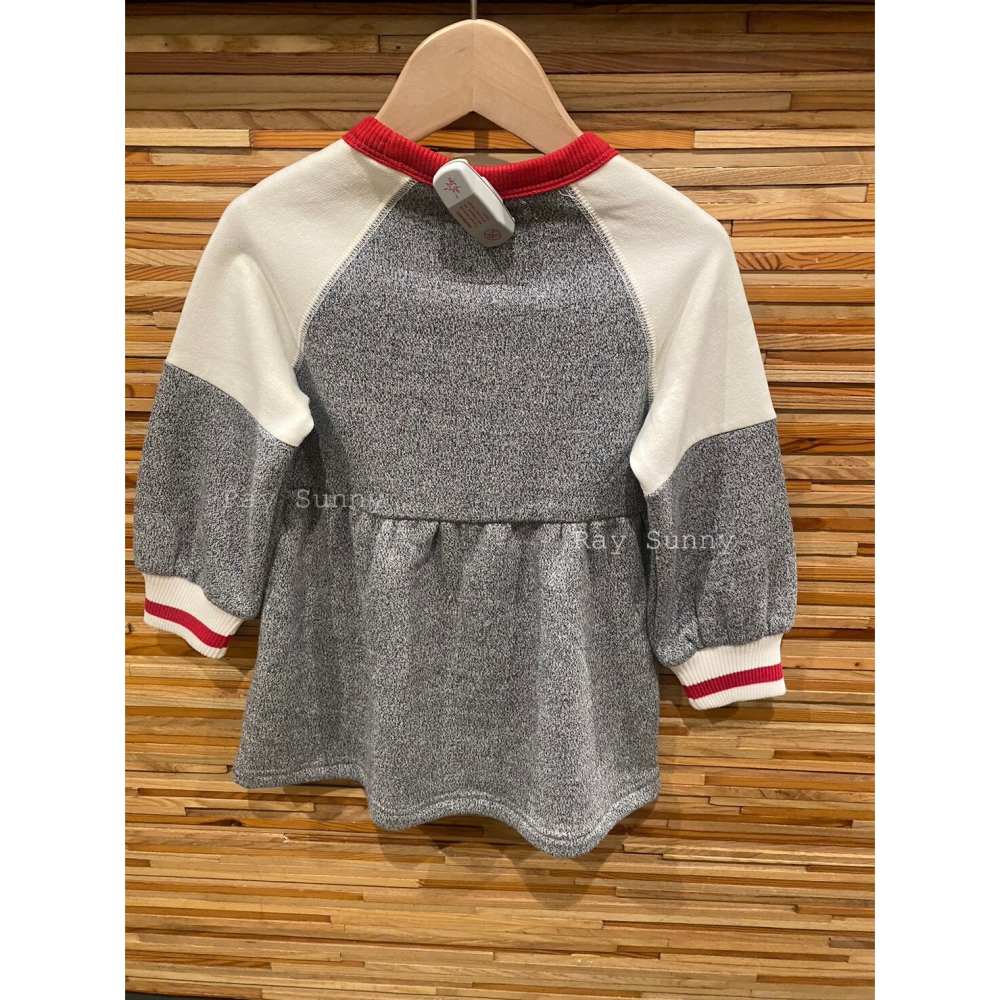 RS代購 Roots全新正品優惠 Roots小童-經典小木屋系列 經典LOGO圓領洋裝 滿額贈購物袋-細節圖2