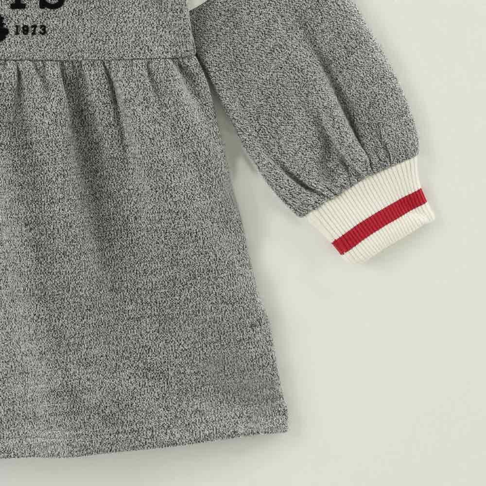 RS代購 Roots全新正品優惠 Roots小童-經典小木屋系列 經典LOGO圓領洋裝 滿額贈購物袋-細節圖3