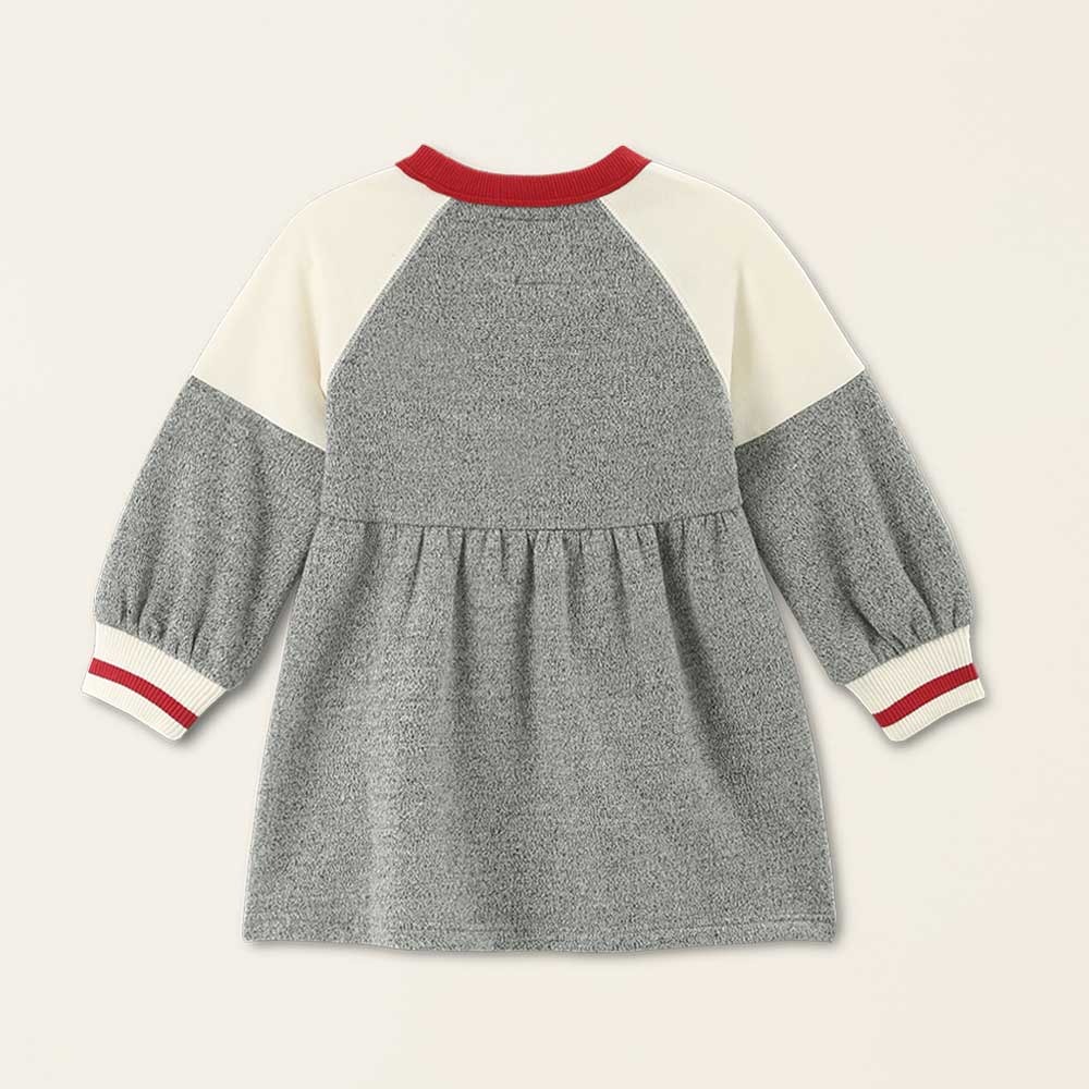 RS代購 Roots全新正品優惠 Roots小童-經典小木屋系列 經典LOGO圓領洋裝 滿額贈購物袋-細節圖5