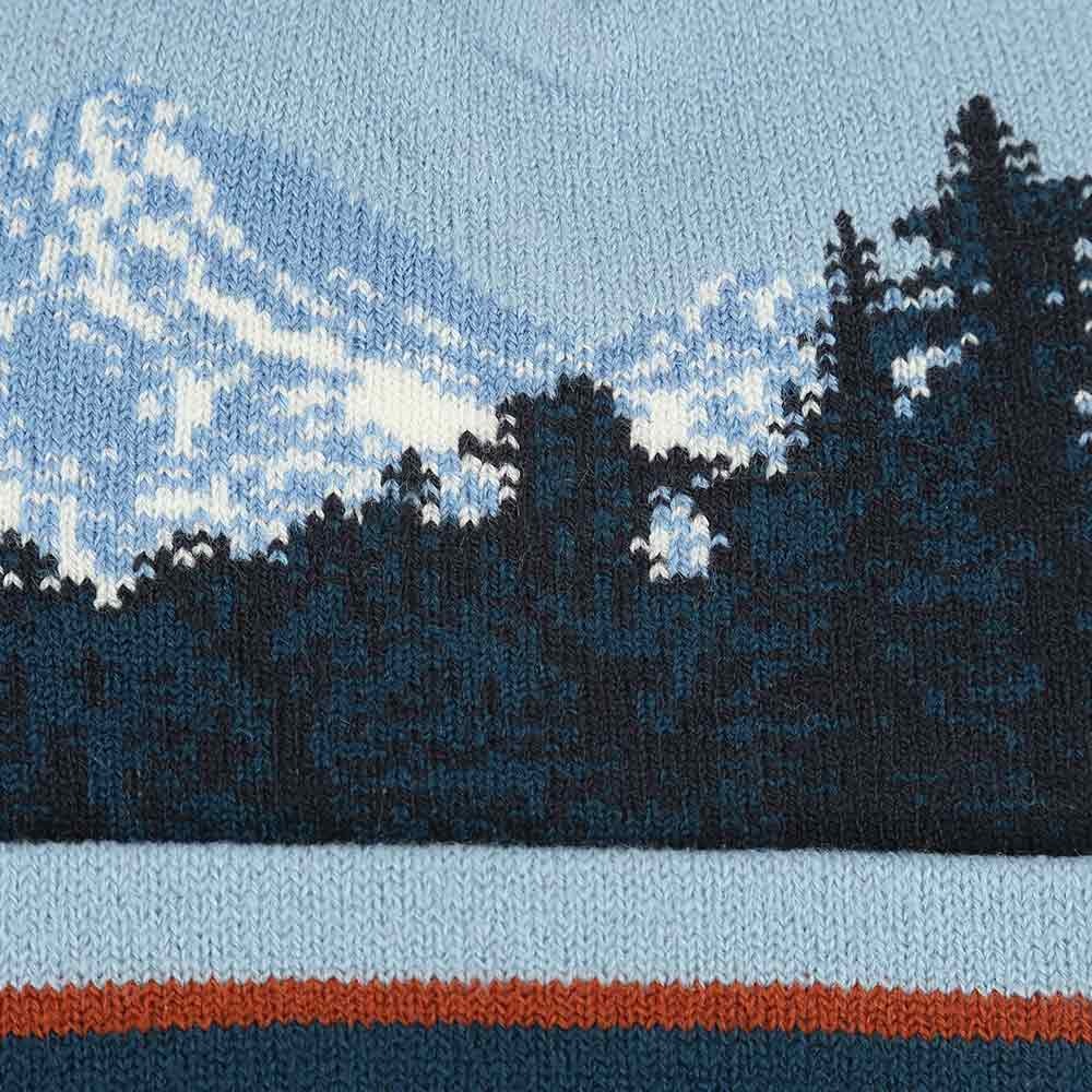 RS代購 Roots專櫃全新正品優惠Roots配件-率性生活系列 風景圖騰毛帽 滿額贈購物袋-細節圖2