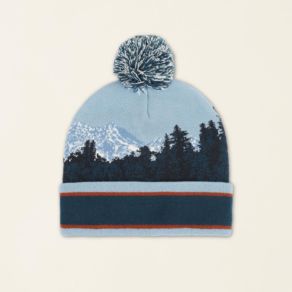 RS代購 Roots專櫃全新正品優惠Roots配件-率性生活系列 風景圖騰毛帽 滿額贈購物袋-細節圖3