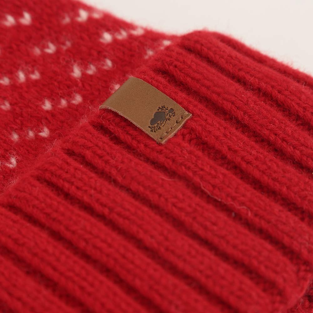 RS代購 Roots專櫃全新正品優惠Roots配件-率性生活系列 雪花球球毛帽 滿額贈購物袋-細節圖7