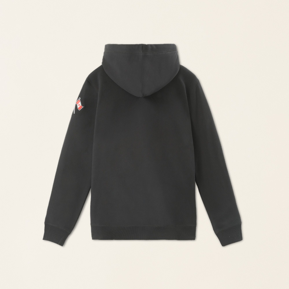 RS代購 Roots全新正品優惠 Roots男女共款-冬日滑雪系列 有機棉刷毛布連帽外套 滿額即贈購物袋-細節圖3