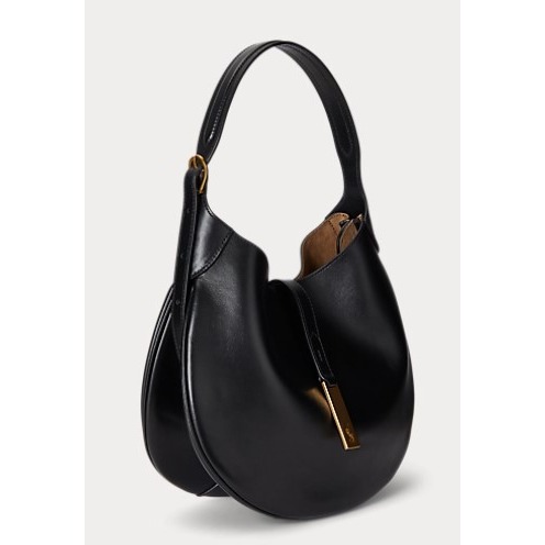 RS代購 POLO專櫃全新正品 Polo Ralph Lauren 包款-中型 Polo ID 皮製單肩包-細節圖2