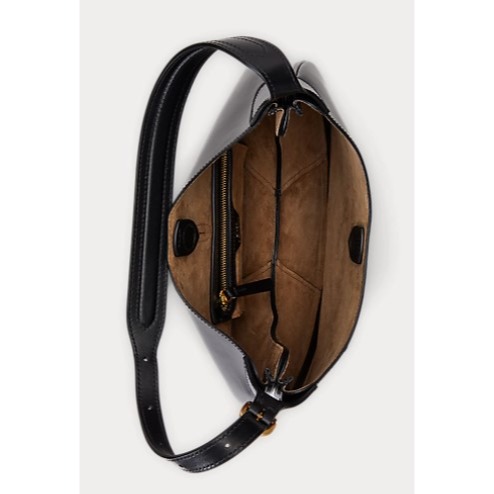 RS代購 POLO專櫃全新正品 Polo Ralph Lauren 包款-中型 Polo ID 皮製單肩包-細節圖4