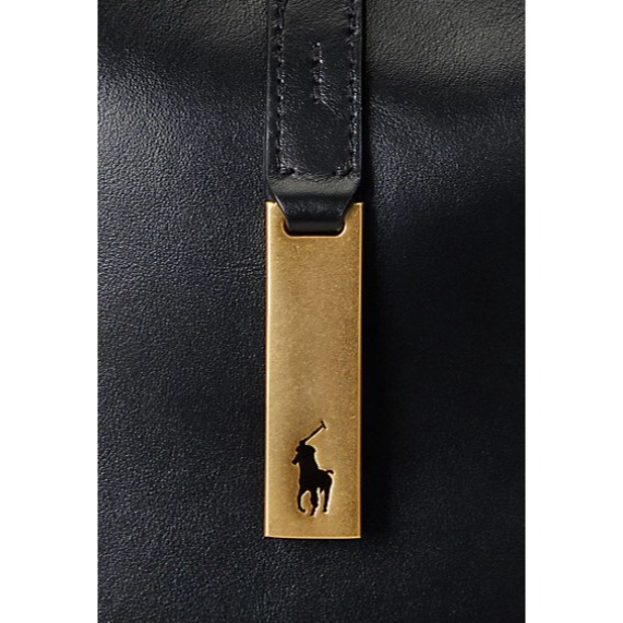 RS代購 POLO專櫃全新正品 Polo Ralph Lauren 包款-中型 Polo ID 皮製單肩包-細節圖5