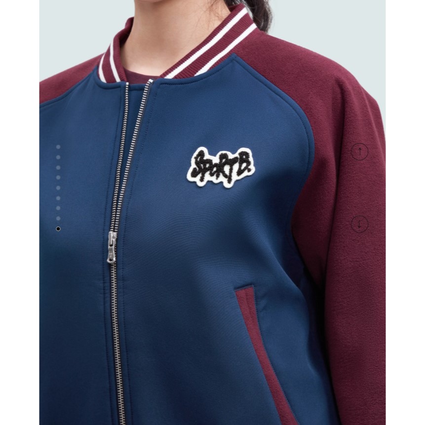 RS代購 - Sport b 全新正品優惠 Sport b.女裝-襟章棒球外套 贈品牌袋子-細節圖5