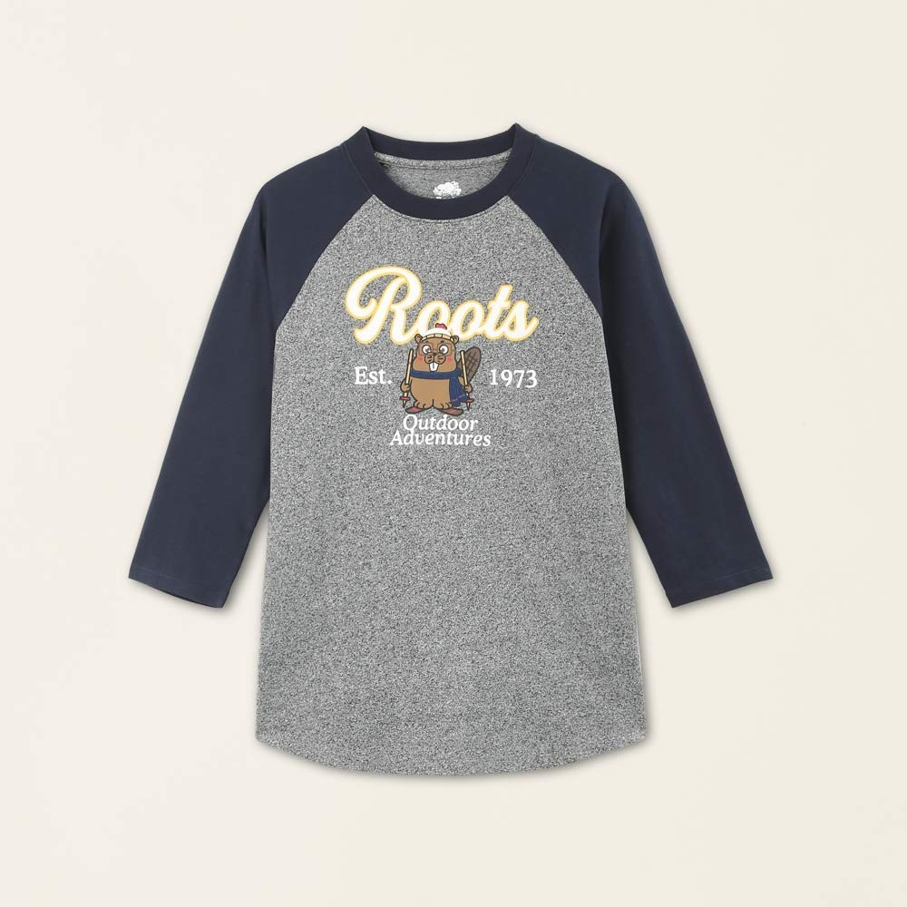 RS代購 Roots全新正品優惠 Roots女裝-戶外探險家系列 可愛海狸長袖上衣 滿額即贈購物袋-細節圖3