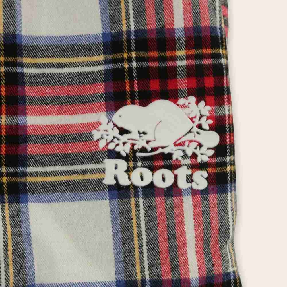 RS代購 Roots全新正品優惠 Roots女裝-線條格紋短褲 滿額即贈購物袋-細節圖2