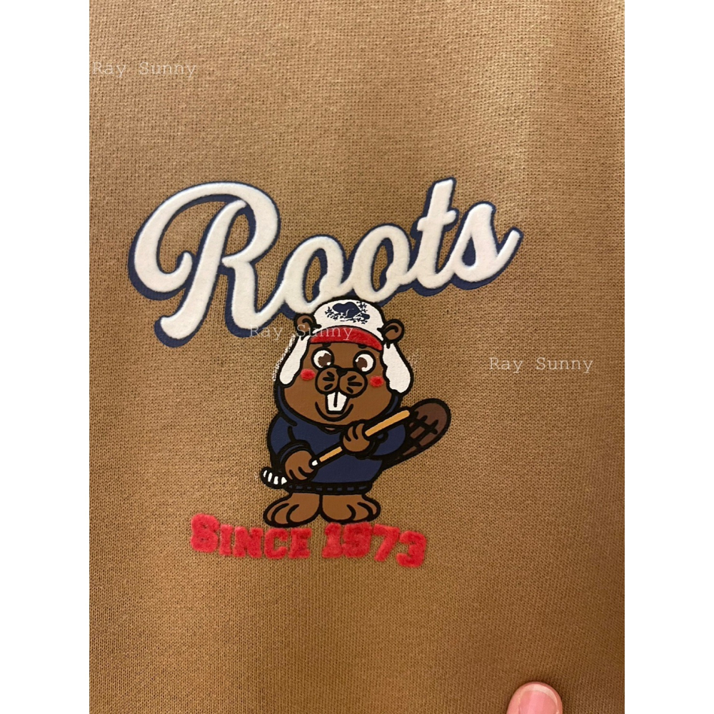 RS代購 Roots全新正品優惠 Roots男裝-門市新款 戶外探險家系列 刷毛大學T 滿額即贈購物袋-細節圖3