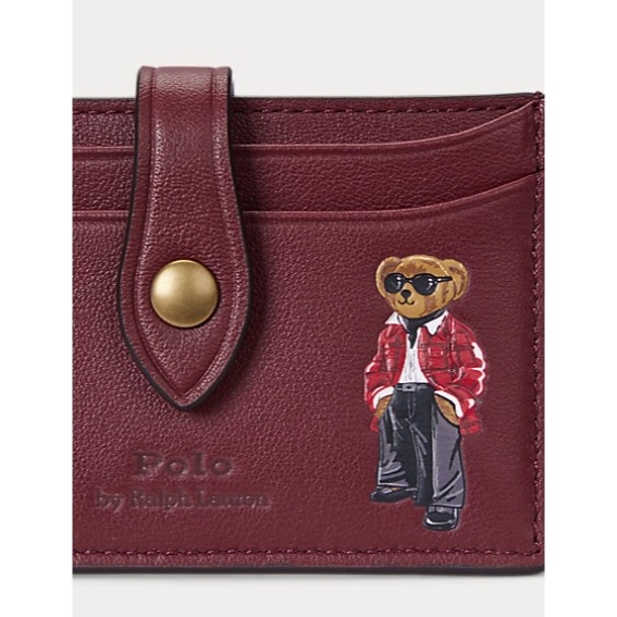 RS代購 POLO專櫃全新正品 Polo Ralph Lauren 包款- Polo 熊纖薄卡夾 包裝皆與專櫃相符-細節圖3