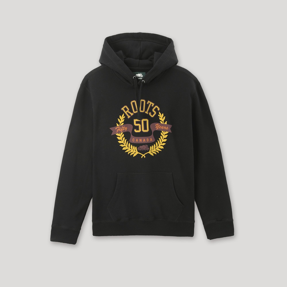 RS代購 Roots全新正品優惠 Roots男裝-經典傳承系列 桂冠圖騰連帽上衣 滿額即贈購物袋-細節圖5