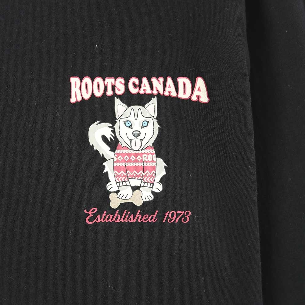 RS代購 Roots全新正品優惠 Roots男裝-經典傳承系列 左胸動物有機棉長袖T恤 滿額即贈購物袋-細節圖4