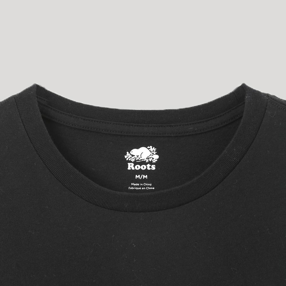 RS代購 Roots全新正品優惠 Roots男裝-經典傳承系列 左胸動物有機棉長袖T恤 滿額即贈購物袋-細節圖5