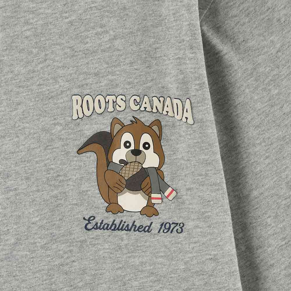 RS代購 Roots全新正品優惠 Roots男裝-經典傳承系列 左胸動物有機棉長袖T恤 滿額即贈購物袋-細節圖8