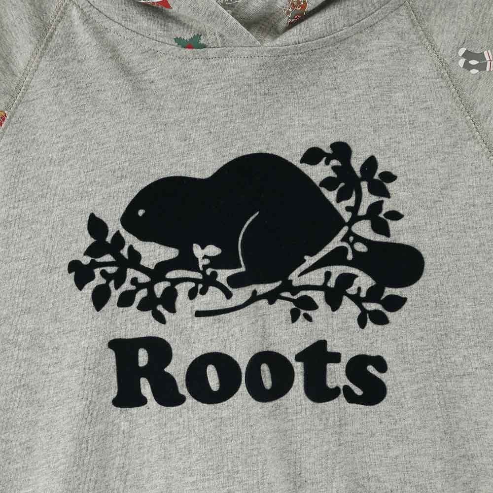 RS代購 Roots全新正品優惠 Roots女裝-經典傳承系列 印花連帽長袖上衣 滿額即贈購物袋-細節圖4