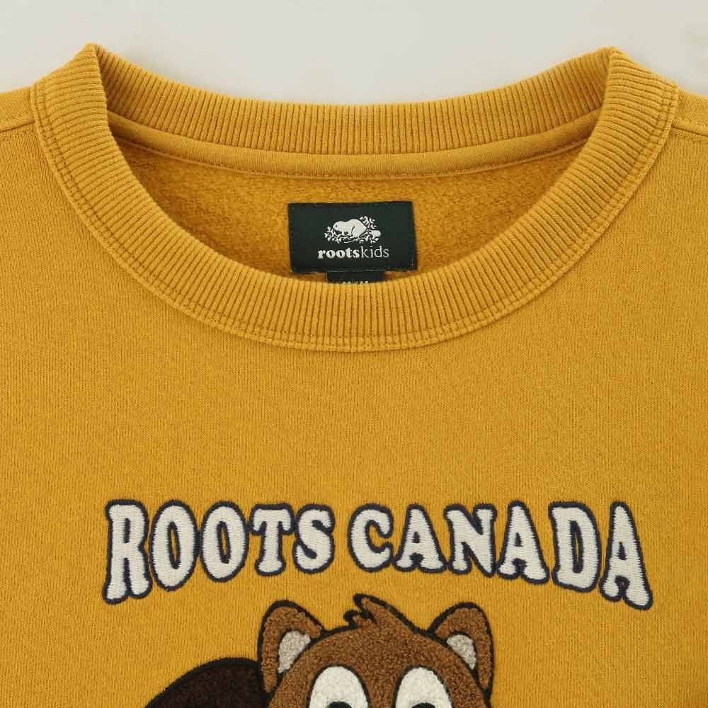 RS代購 Roots全新正品優惠 Roots童裝-經典傳承系列 雪尼爾圓領上衣 滿額贈品牌購物袋-細節圖4