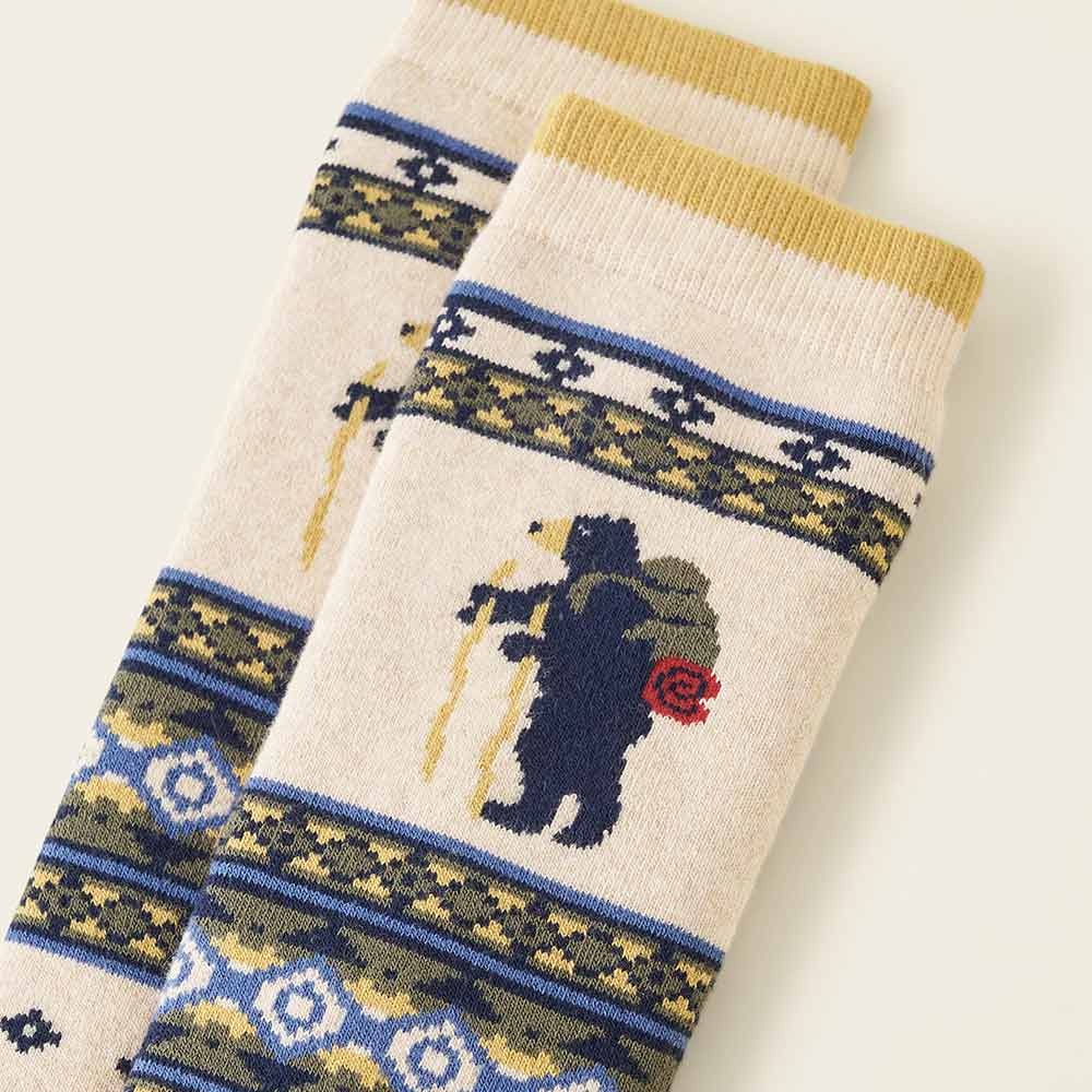 RS代購 Roots全新正品優惠 Roots配件-經典傳承系列 動物圖案長襪 滿額贈購物袋-細節圖8