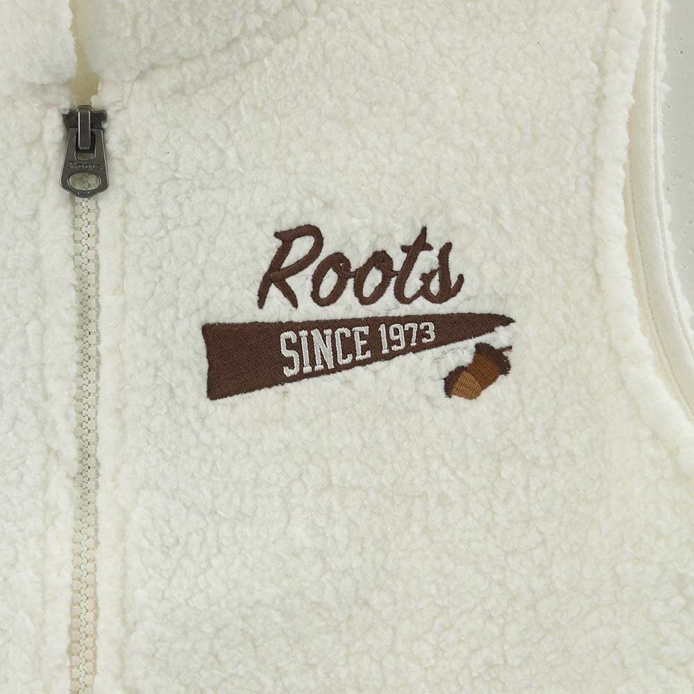 RS代購 Roots全新正品優惠 Roots大童-經典傳承系列 雪爾帕背心 滿額贈購物袋-細節圖3