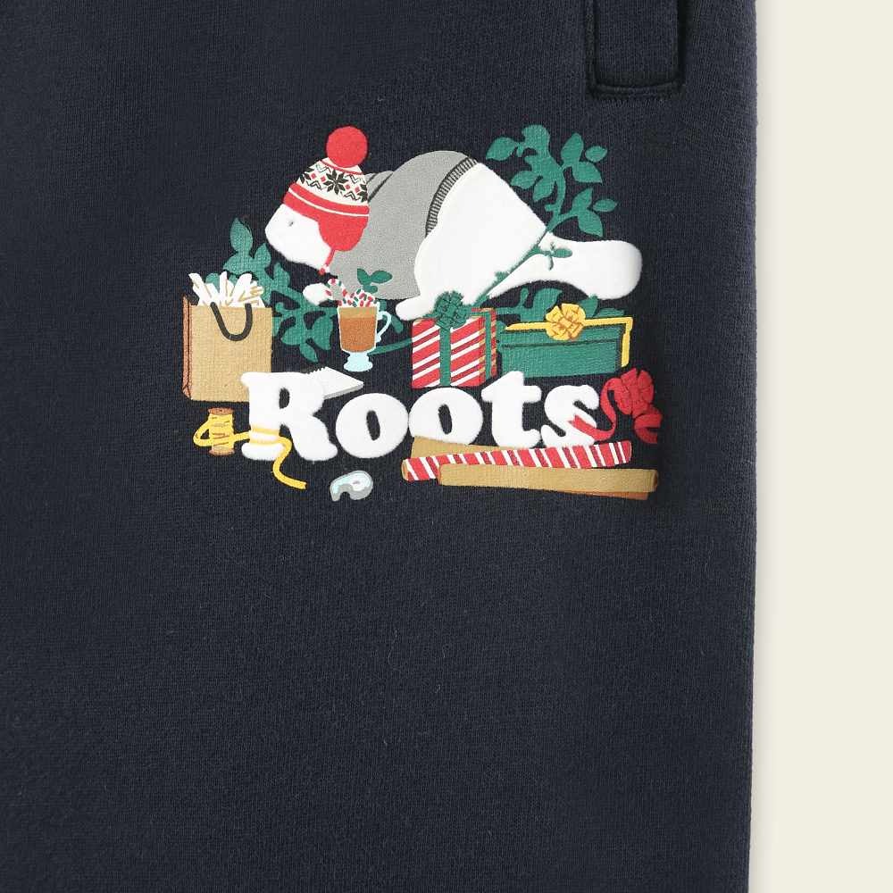RS代購 Roots全新正品優惠 Roots 女裝-冬日海狸系列 海狸LOGO棉褲 滿額贈購物袋-細節圖6