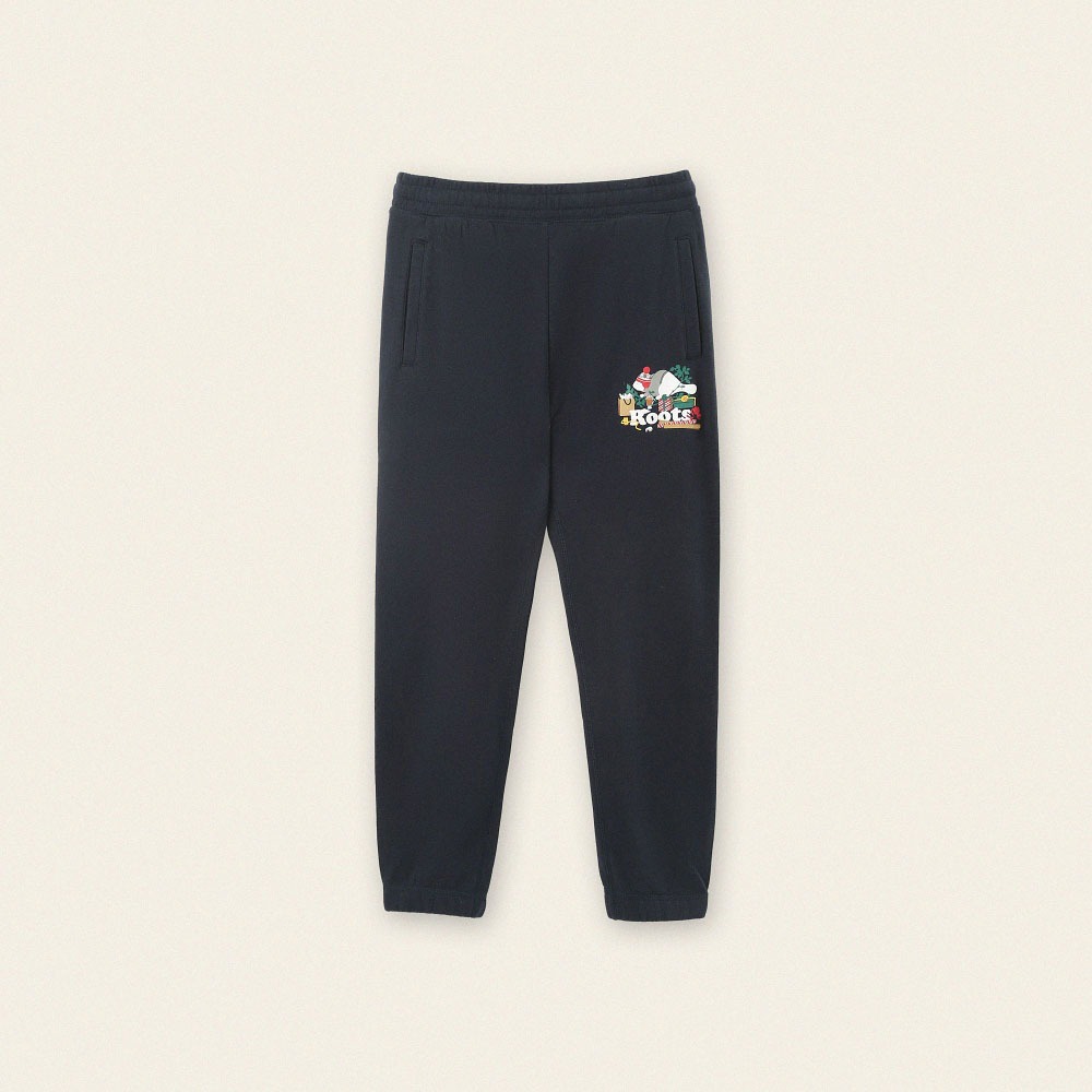 RS代購 Roots全新正品優惠 Roots 女裝-冬日海狸系列 海狸LOGO棉褲 滿額贈購物袋-細節圖7