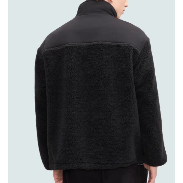 RS代購 - Sport b 全新正品優惠 Sport b.男裝- Sport b. 仿羊羔绒外套 贈品牌袋子-細節圖3