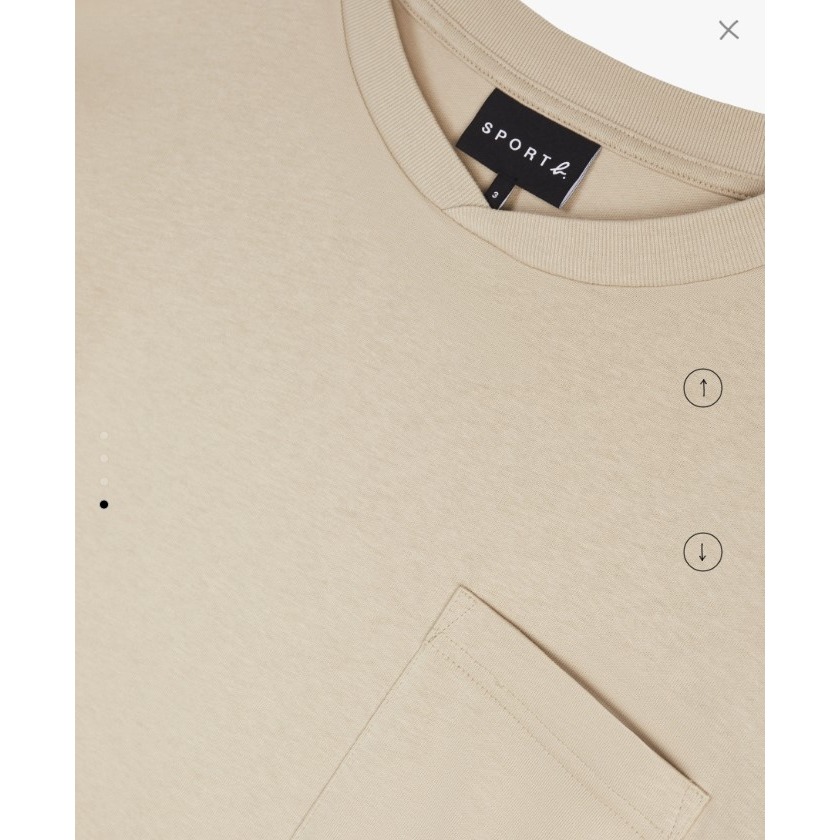 RS代購 - Sport b 全新正品優惠 Sport b.男款-門市新品 口袋 短袖T恤 附贈品牌袋子-細節圖6