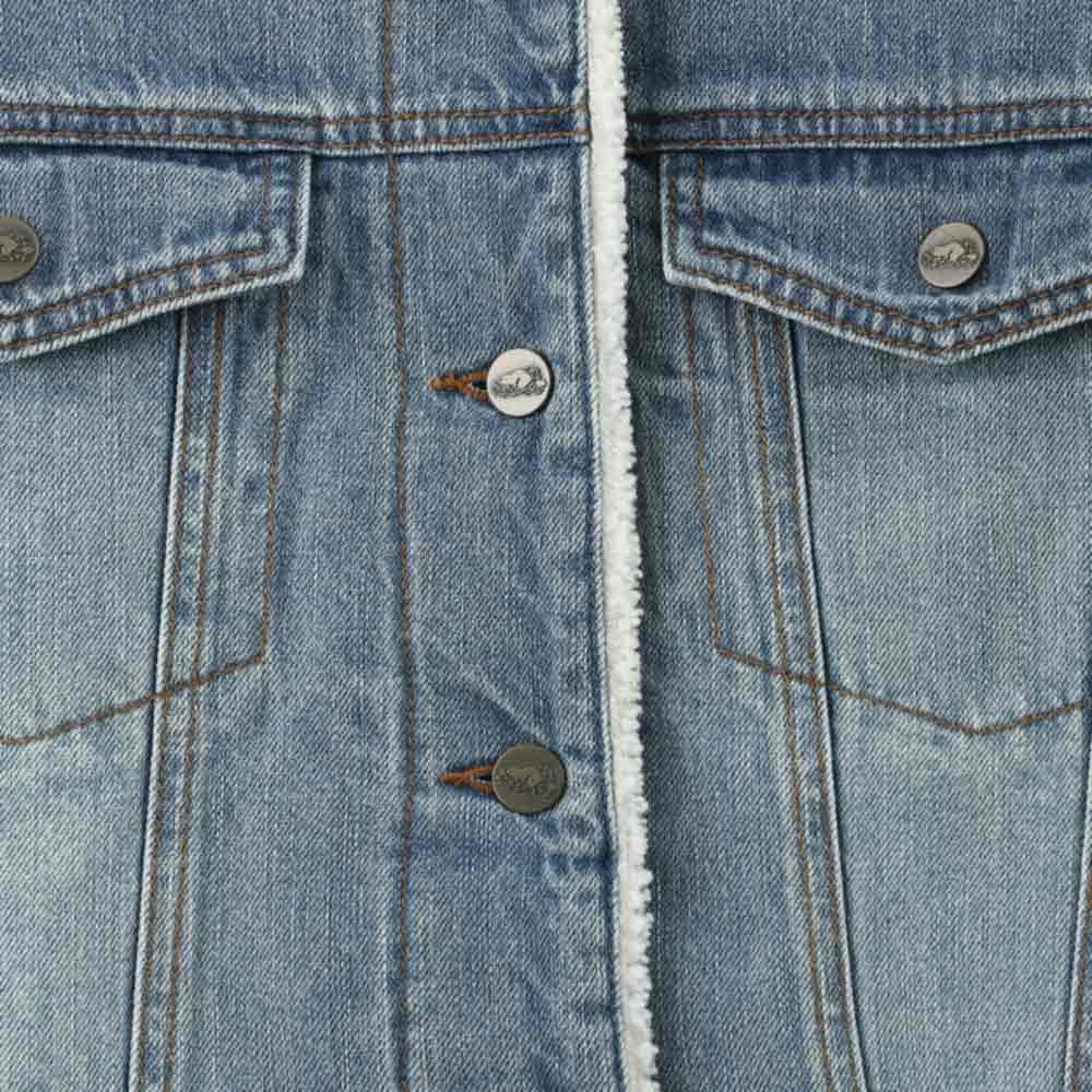 RS代購 Roots全新正品優惠 Roots女裝-雪爾帕單寧外套 滿額贈購物袋-細節圖3