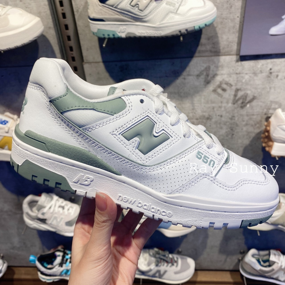 RS代購 NB 全新正品優惠女款- 550 復古運動鞋 紫/粉/綠 BBW550BP/BBW550BV-細節圖3